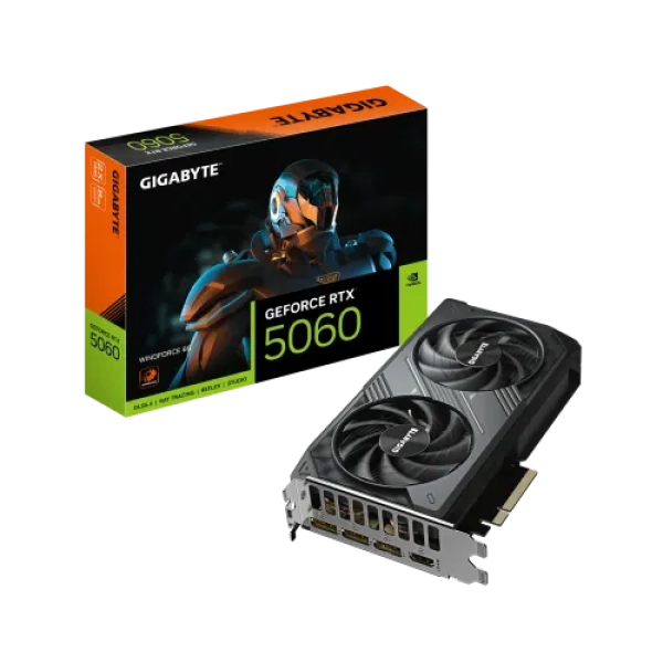 GIGABYTE GeForce RTX 5060 WINDFORCE 8G GDDR7 Graphics Card